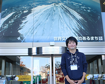 富士宮市地域おこし協力隊 一期生　小田優斗さん