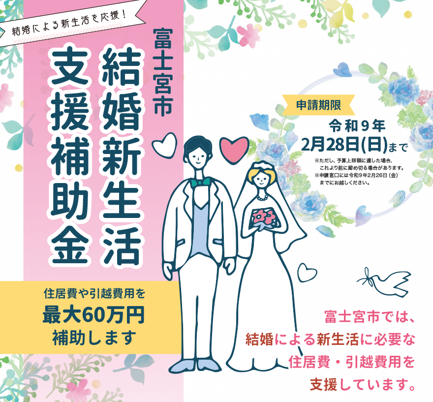 富士宮市結婚新生活支援補助金